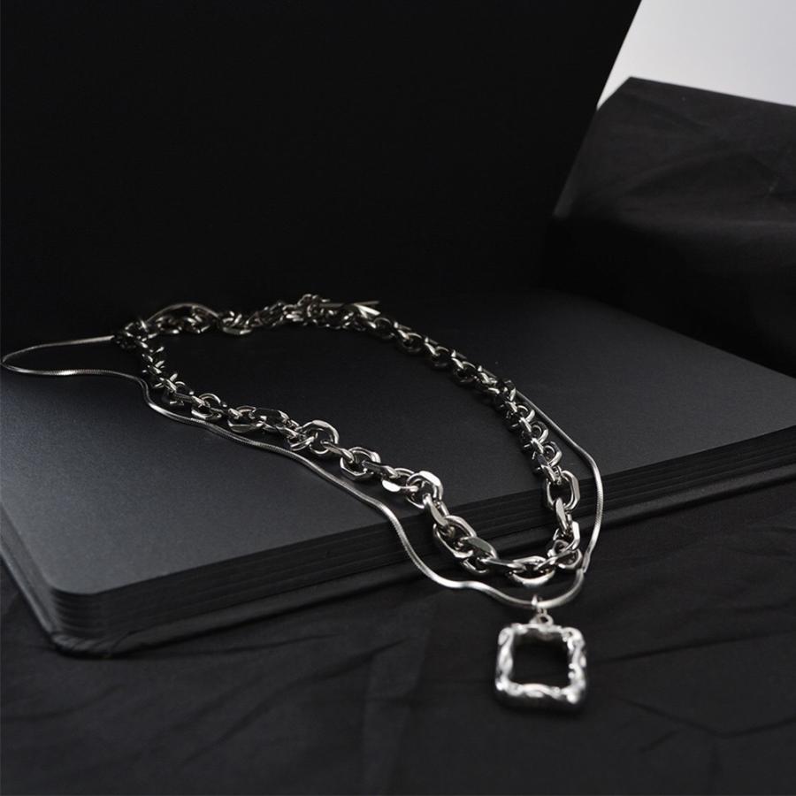 チョーカーネックレス チェーン 2連【ゆうパケット可】