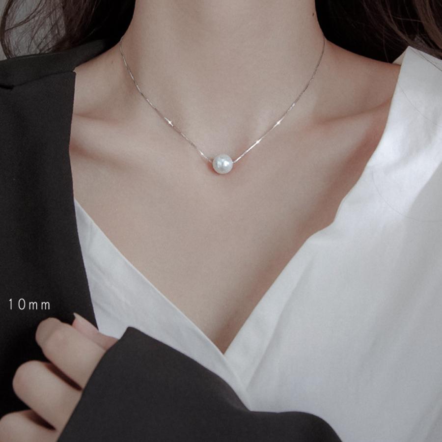 チェーン ネックレス フェイクパール【ゆうパケット可】