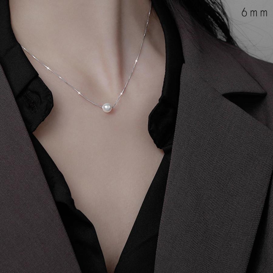 チェーン ネックレス フェイクパール【ゆうパケット可】