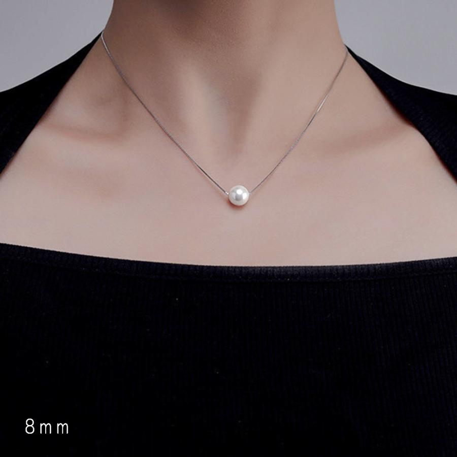 チェーン ネックレス フェイクパール【ゆうパケット可】