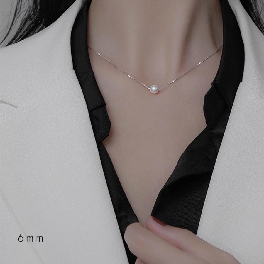 チェーン ネックレス フェイクパール【ゆうパケット可】