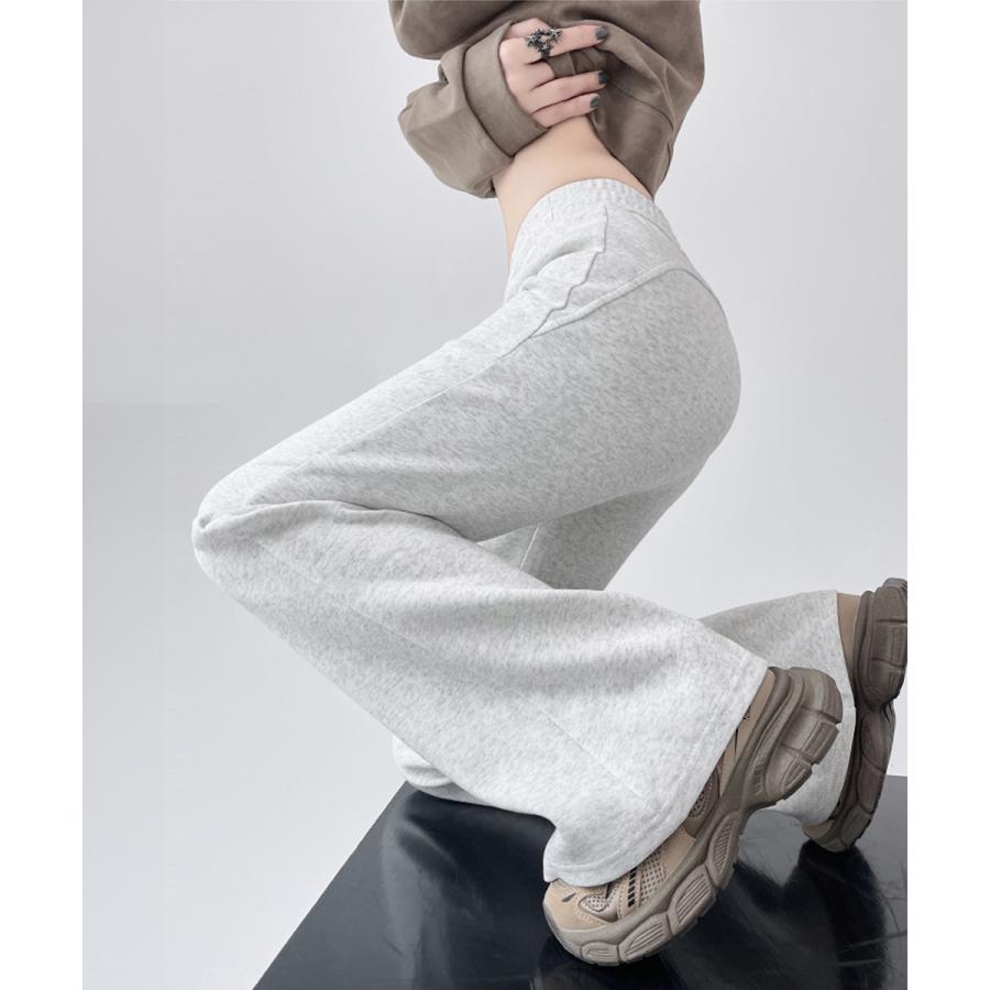 フレアパンツ レディース 美脚 脚長