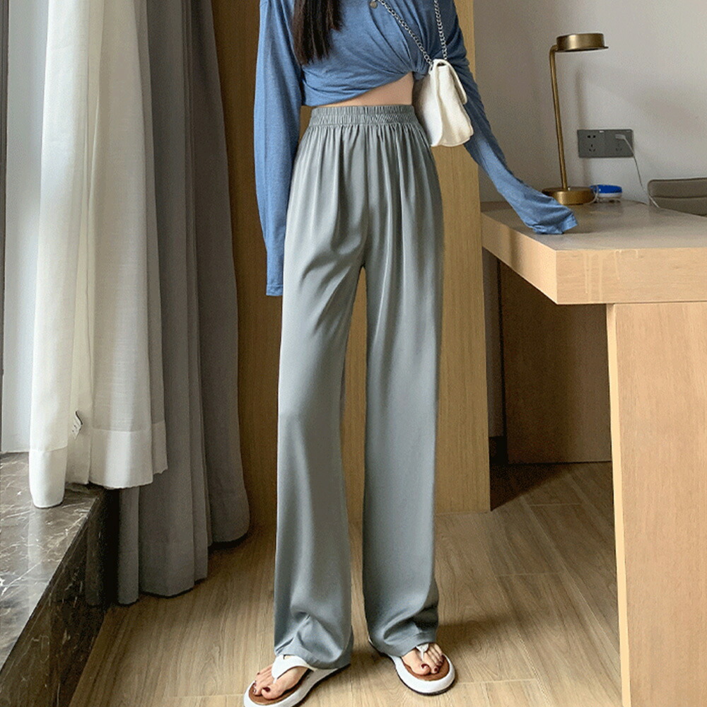 ドレープパンツ 無地 レディース 春夏【ゆうパケット可】