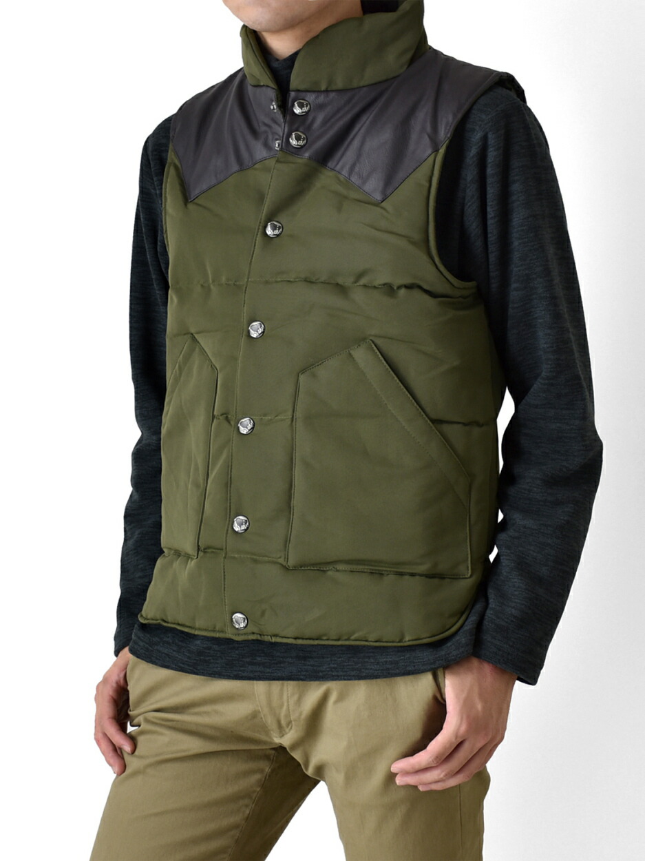 PUレザー 切替え 中綿ベスト ベスト ダウンタッチ メンズ 中綿 ハイネック 無地 バイカラー 切替 中綿ジャケット アウター アウトドア 父の日 送料無料 通販YC