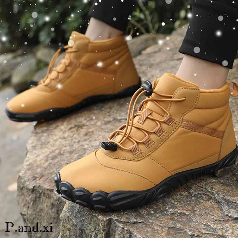 トレッキングシューズ メンズ レディース 防水 防寒 ハイキングシューズ 登山靴 アウトドアシューズ カップル ペアルック 疲れない アウトドア