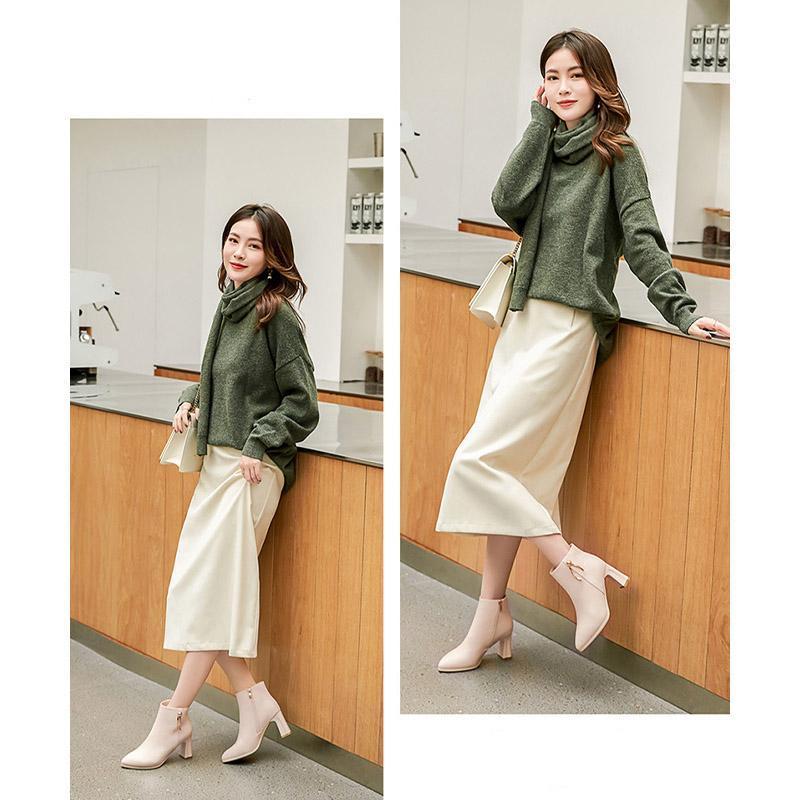 ブーツ レディース ショートブーツ ブーティー チャンキーヒール 靴 レディースシューズ 美脚 歩きやすい 疲れない 通勤 春 秋 冬 30代 40代 50代