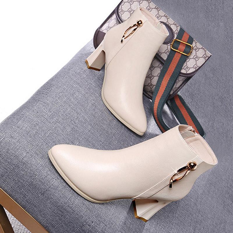 ブーツ レディース ショートブーツ ブーティー チャンキーヒール 靴 レディースシューズ 美脚 歩きやすい 疲れない 通勤 春 秋 冬 30代 40代 50代