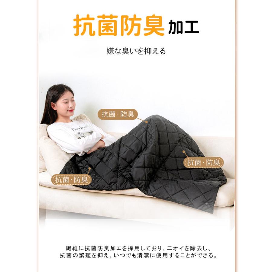 電気毛布 電気ブランケット コードレス 掛け毛布 ひざ掛け キャンプ usb給電 10秒速暖 10箇所発熱ヒーター 3段階温度調節 ヒーターブランケット 膝掛け 敷き毛布