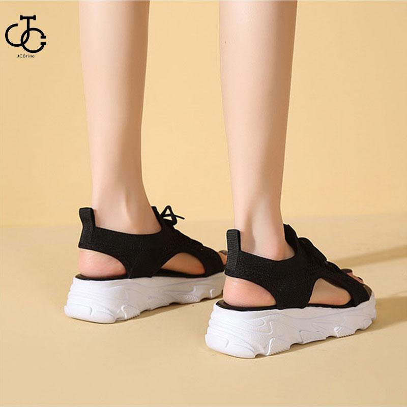 大 厚底サンダル レディース 厚底 メッシュ スポーツサンダル 通気性 韓国風 カジュアル 歩きやすい スニーカー シューズ 靴