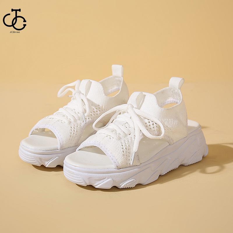 大 厚底サンダル レディース 厚底 メッシュ スポーツサンダル 通気性 韓国風 カジュアル 歩きやすい スニーカー シューズ 靴