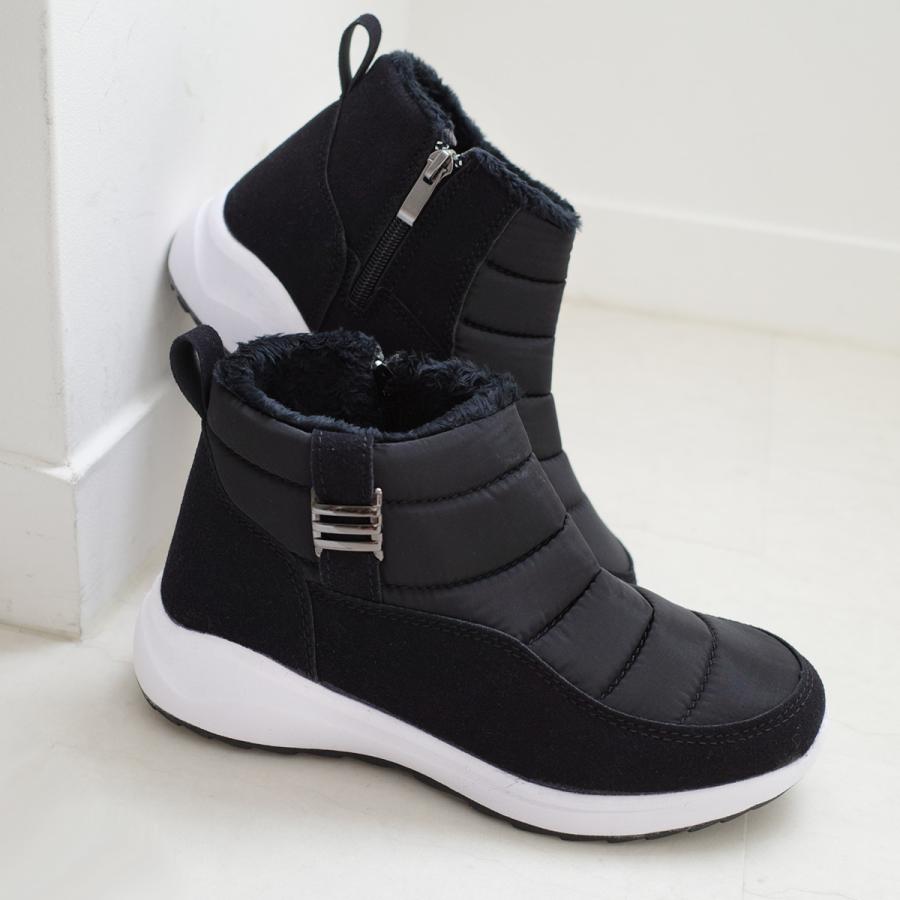 防寒ダウンブーツ スノーブーツ レディース 秋冬 あったか ファーF厚底