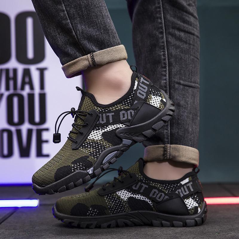 トレッキングシューズ 登山靴 軽量 防滑 耐磨耗 低反発 メンズすべりどめ ハイキング アウトドアシューズ スニーカー 履きやすい 歩きやすい 痛くない