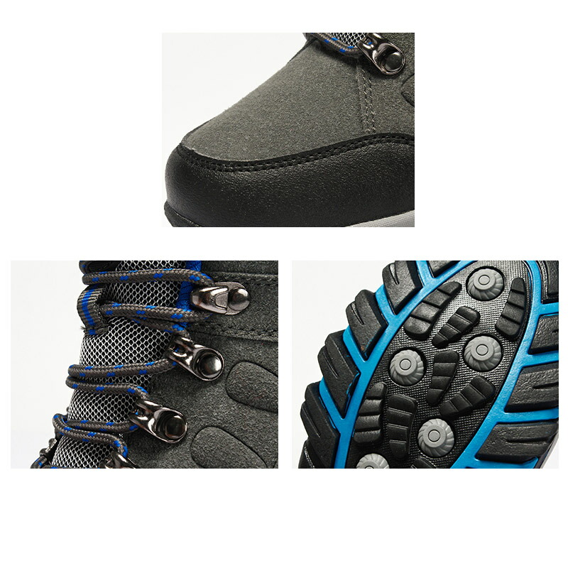 トレッキングシューズ ハイカット メンズ 登山靴 アウトドアシューズ ハイキングシューズ 防水 防滑 耐磨耗 衝撃吸収 遠足 アウトドア 大きいサイズ