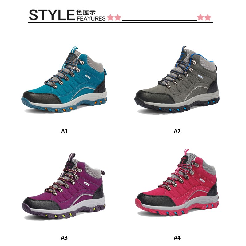 トレッキングシューズ ハイカット メンズ 登山靴 アウトドアシューズ ハイキングシューズ 防水 防滑 耐磨耗 衝撃吸収 遠足 アウトドア 大きいサイズ