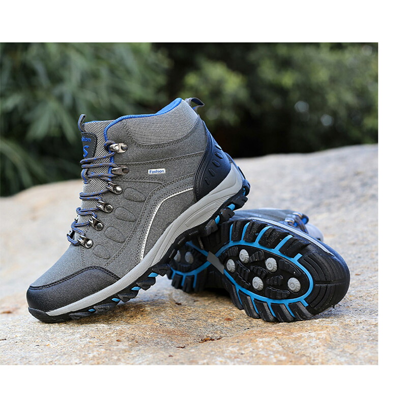 トレッキングシューズ ハイカット メンズ 登山靴 アウトドアシューズ ハイキングシューズ 防水 防滑 耐磨耗 衝撃吸収 遠足 アウトドア 大きいサイズ