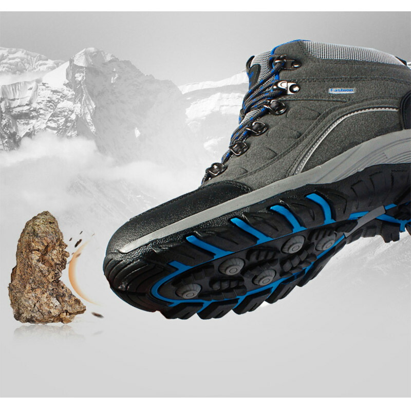 トレッキングシューズ ハイカット メンズ 登山靴 アウトドアシューズ ハイキングシューズ 防水 防滑 耐磨耗 衝撃吸収 遠足 アウトドア 大きいサイズ
