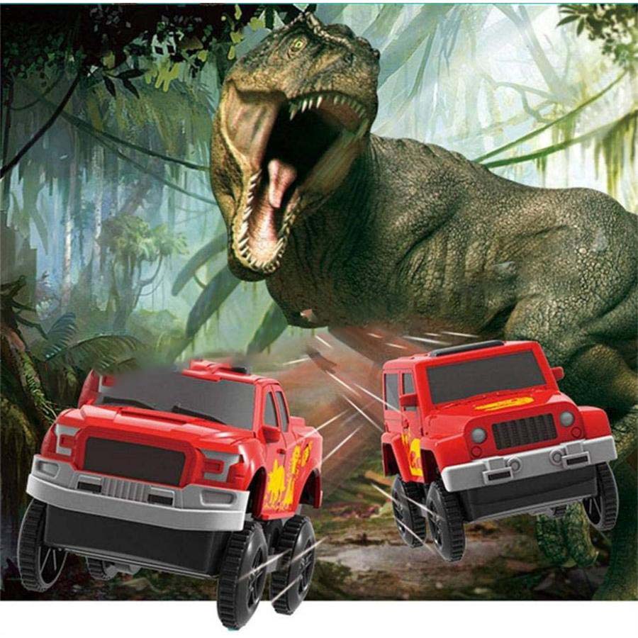 おもちゃ 知育玩具 誕生日 クリスマス プレゼント 子供 男の子 1歳 2歳 3歳 4歳 5歳 6歳 7歳 8歳 レール車 セット 恐竜おもちゃ