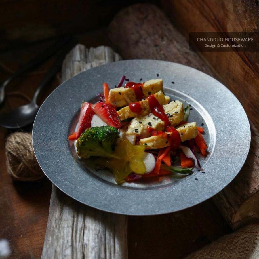 大皿 おしゃれ 北欧 プレート皿 ケーキ皿 カレー皿 パスタ皿 20.7cm