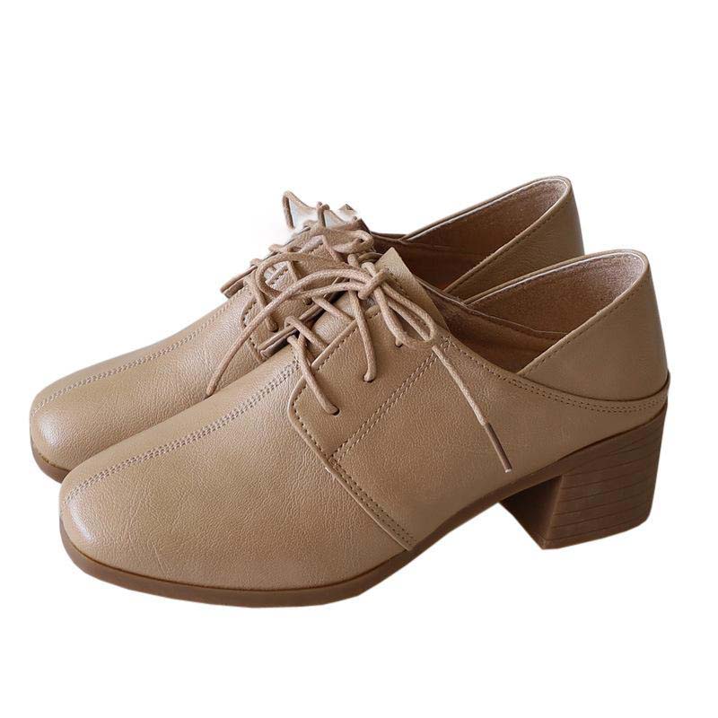 パンプス レディース 秋靴 レザーシューズ 太めヒール ローファー リボンエナメル オックスフォードシューズ ポインテッドトゥパンプス 歩きやすい 革靴 通勤